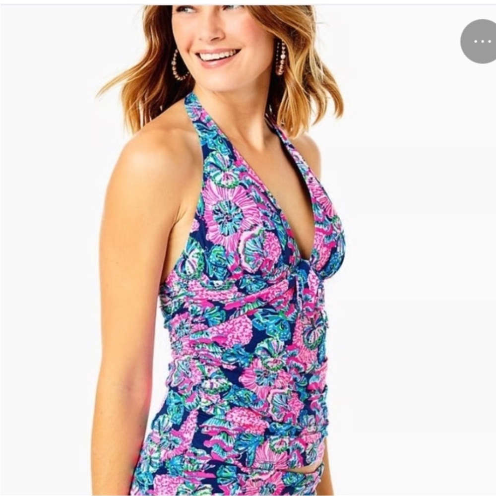 Lilly Pulitzer Scroom With View Armen Tankini top NWOT - Picture 2 of 6